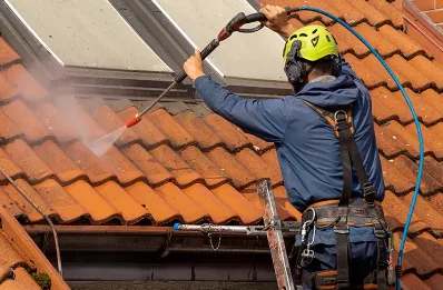 Démoussage et hydrofuge de toiture à Hargnies